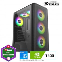 PC HACOM Trader T005 (i5-13400F/B760/16GB RAM/500GB SSD/2x Nvidia T400 4GB/550W)